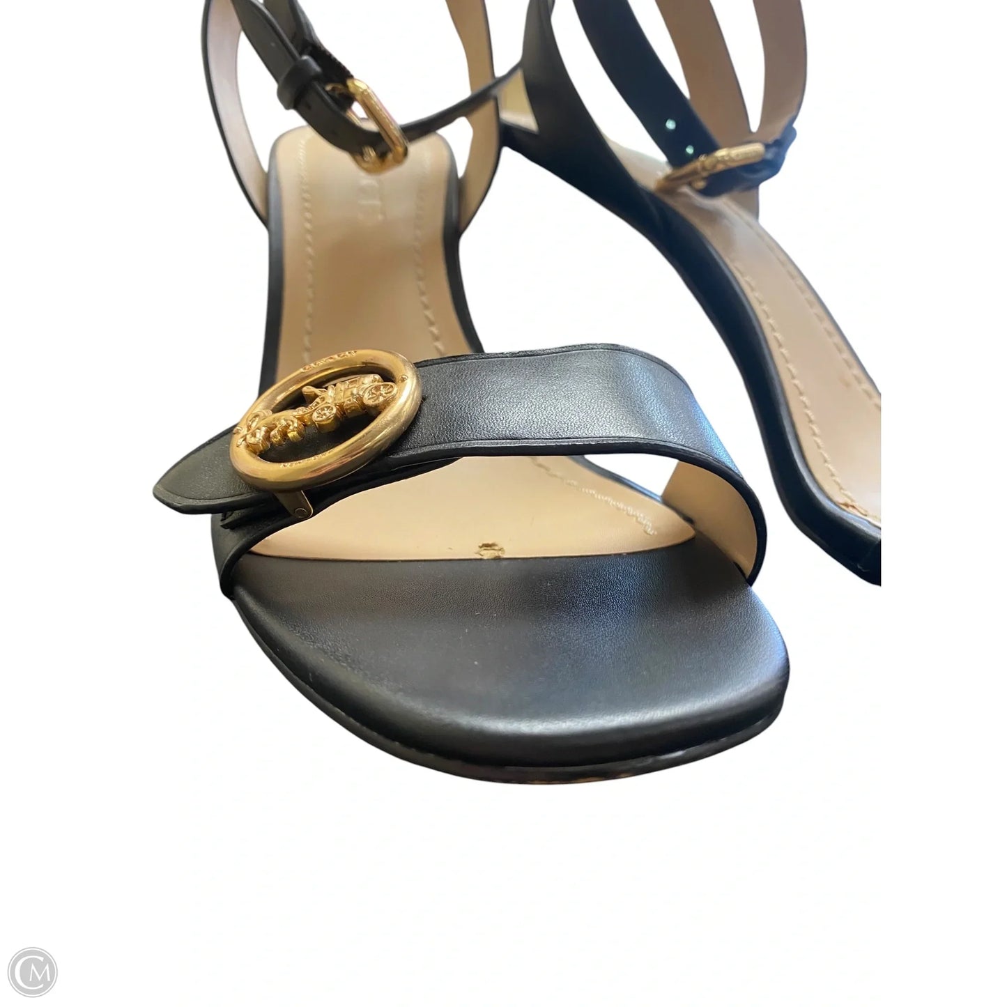 Sandals Designer By Coach In Black, Size: 8.5