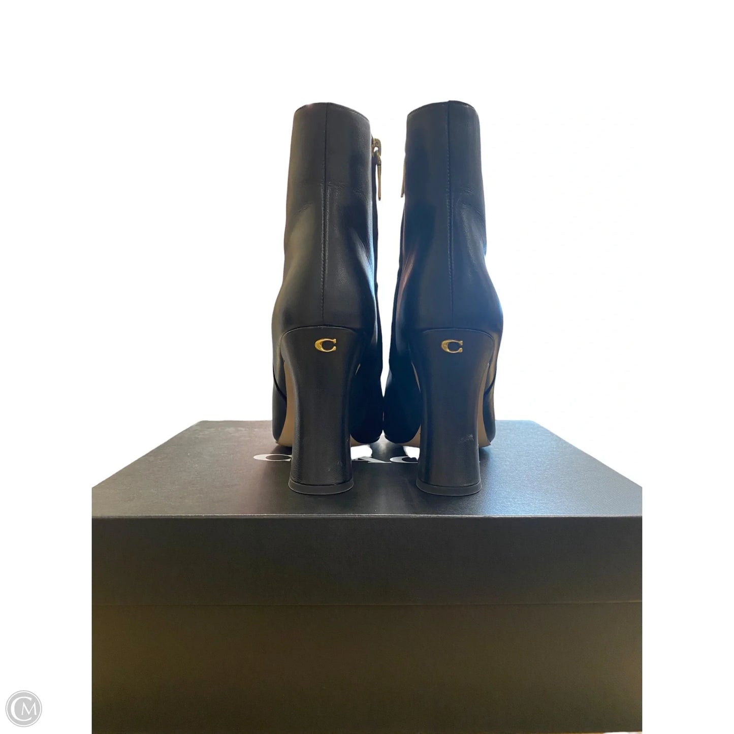 Boots Designer By Coach In Black, Size: 8