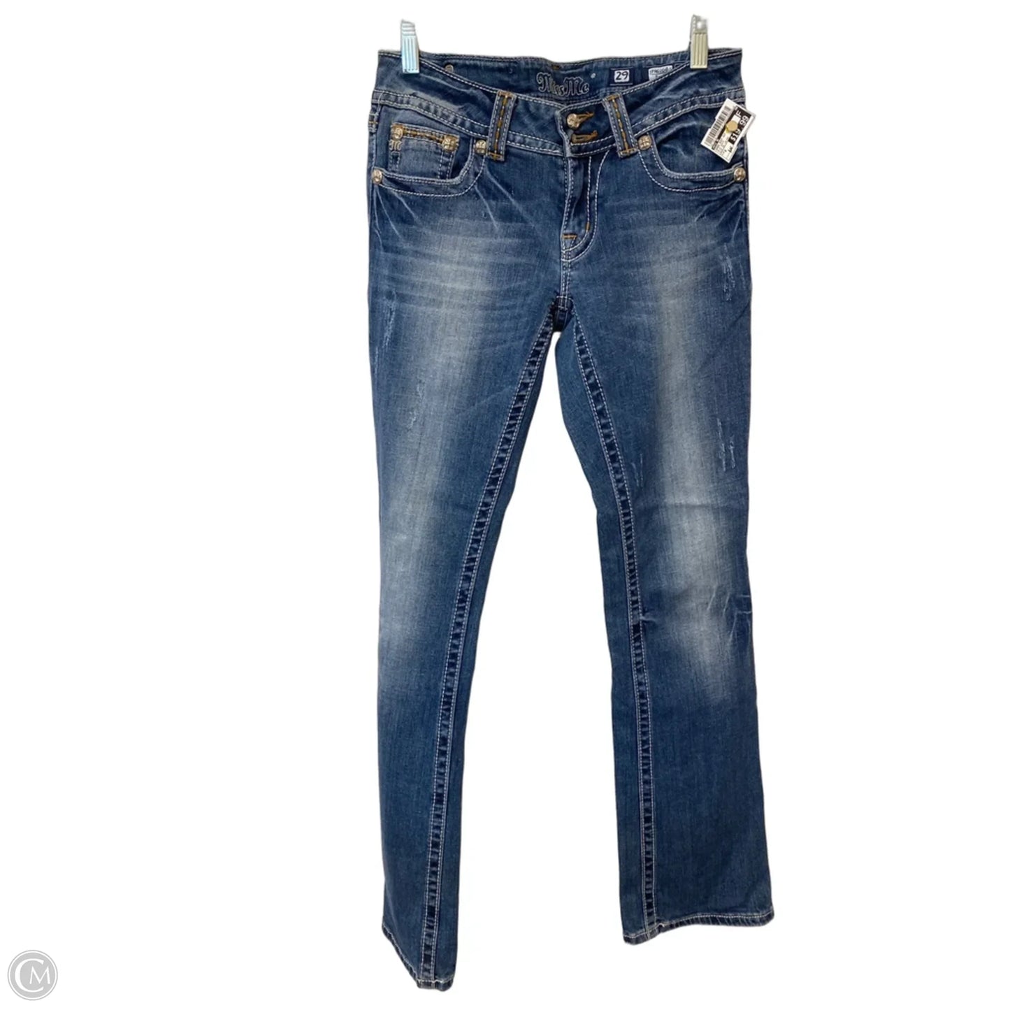 Jeans Boot Cut By Miss Me In Blue Denim, Size: 8
