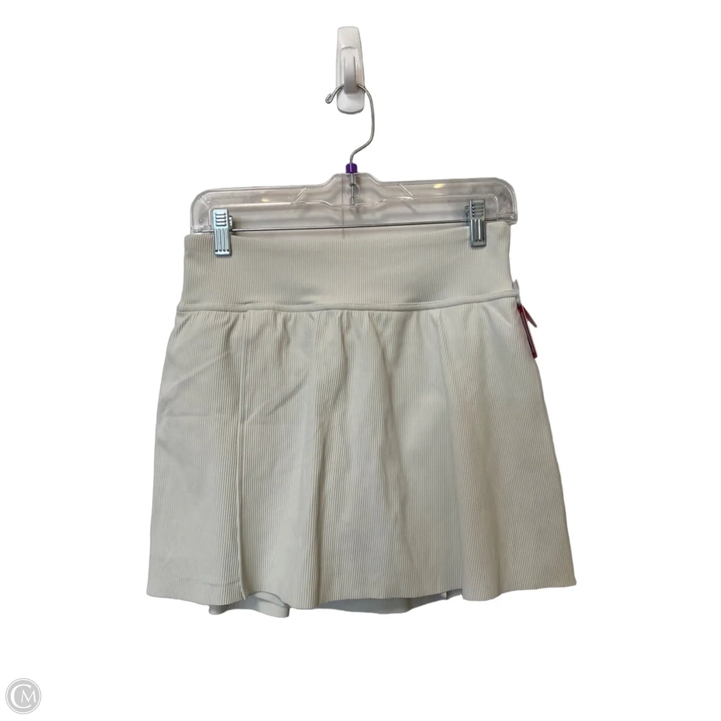 Athletic Skort By Spanx In Cream, Size: L