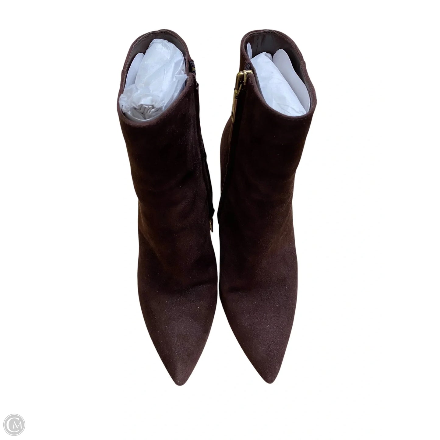 Boots Designer By Coach In Brown, Size: 8
