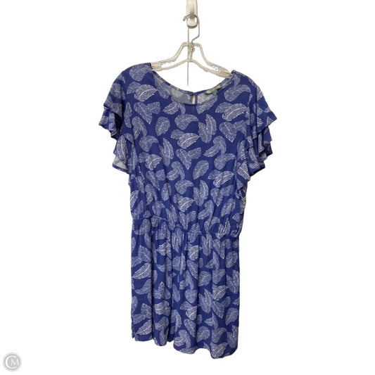Romper By Good Luck Gem In Blue, Size: L