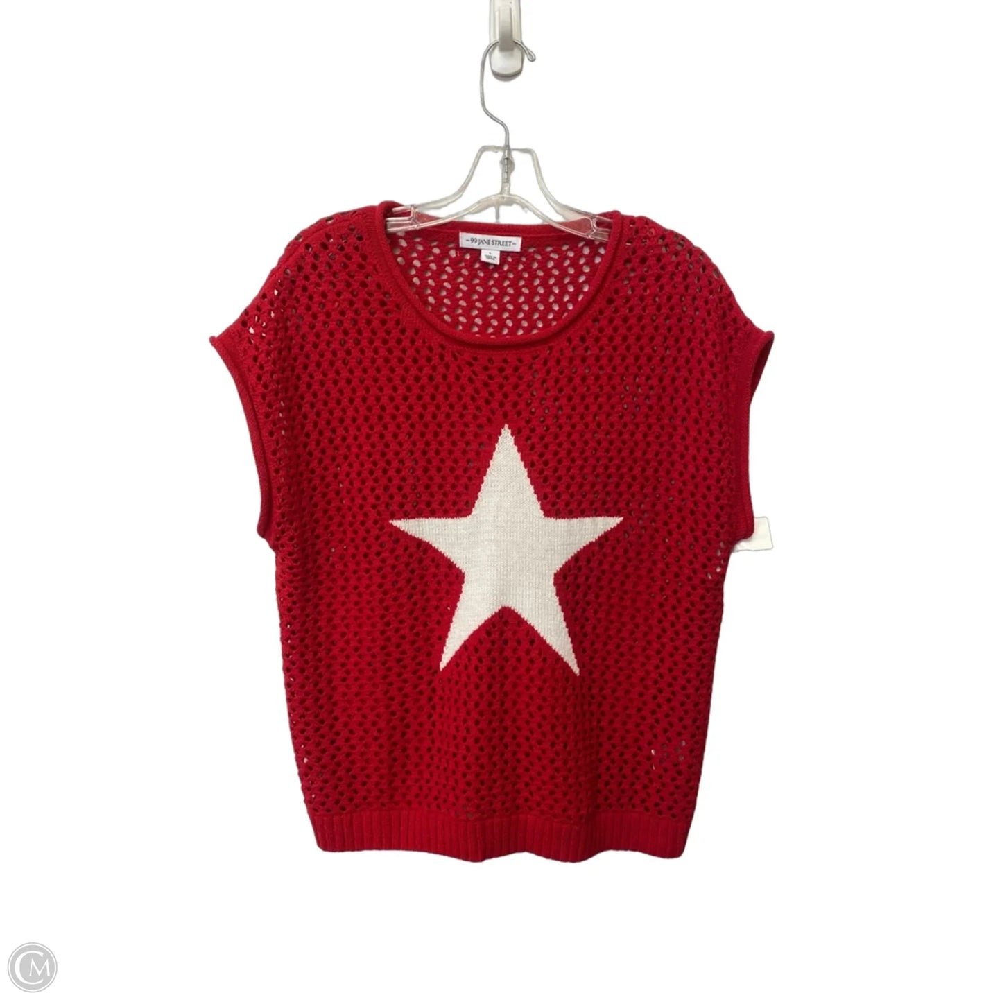 Top Sleeveless By Clothes Mentor In Red, Size: L