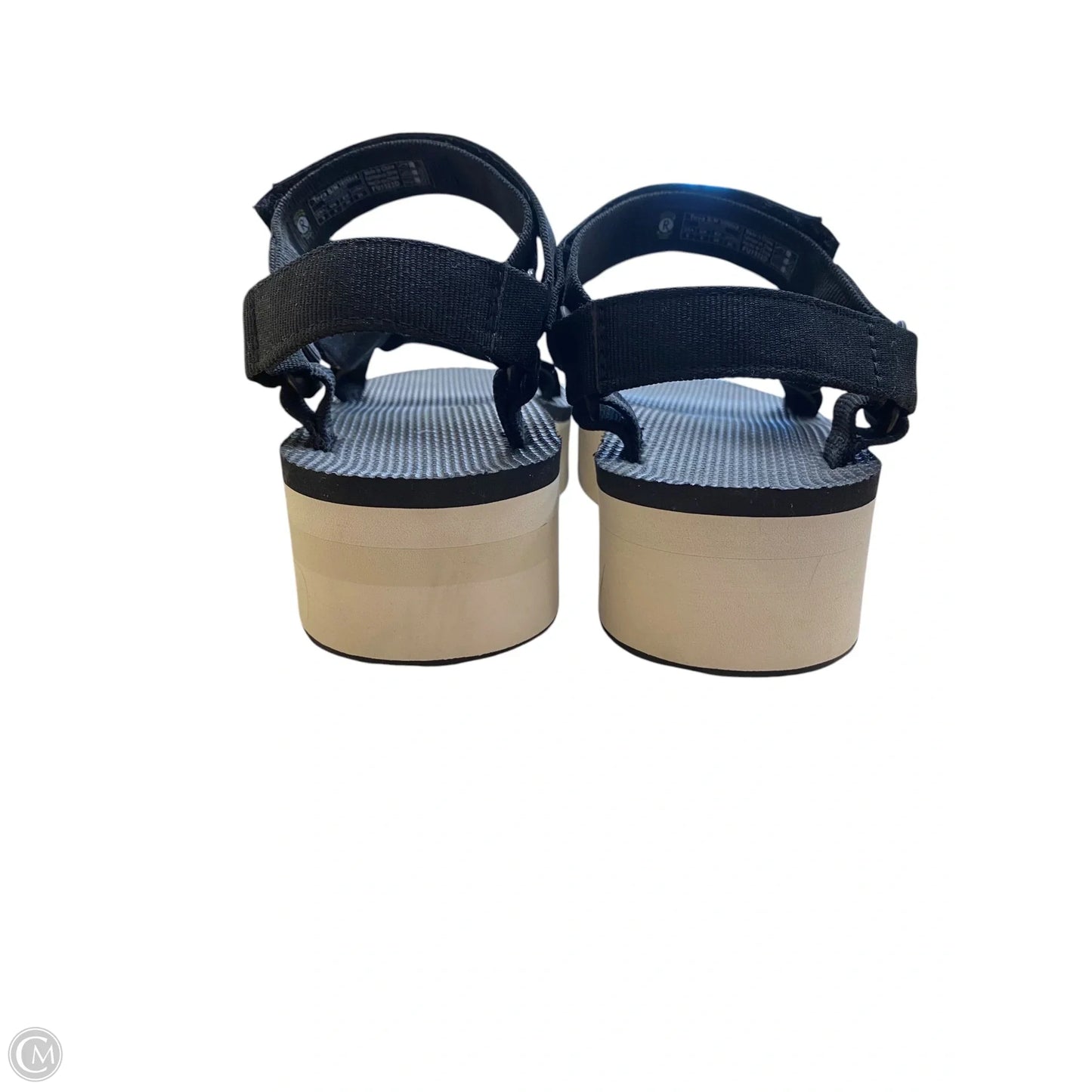 Sandals Heels Platform By Teva In Black, Size: 8