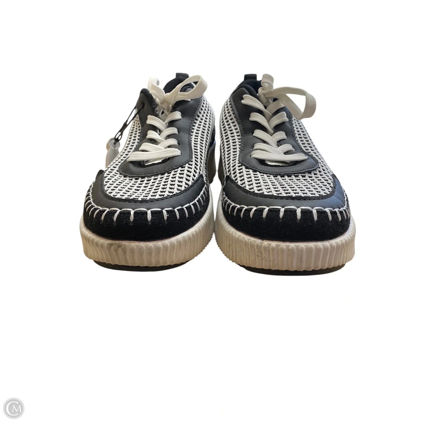 Shoes Sneakers By Nicole Miller In Black & White, Size: 8.5