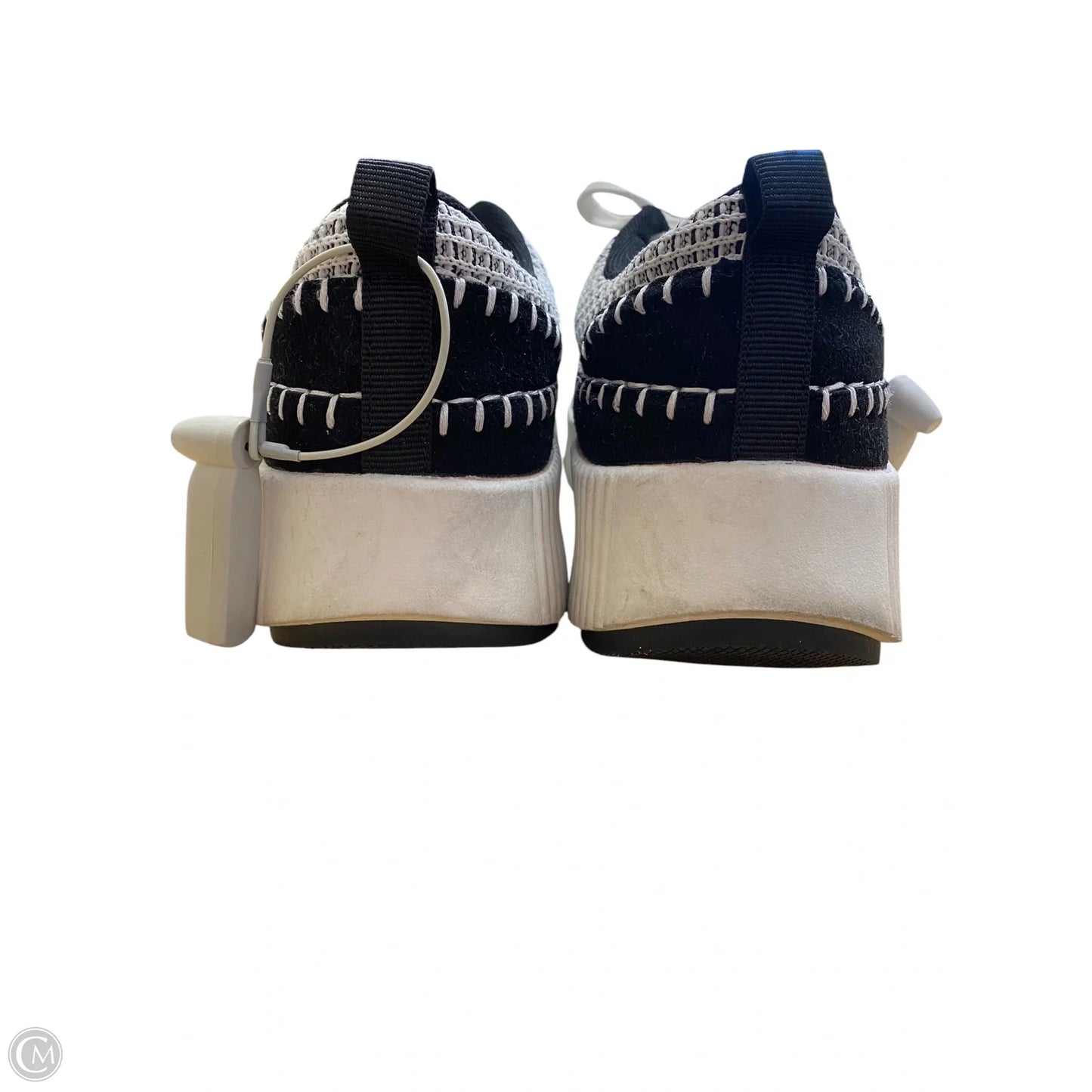 Shoes Sneakers By Nicole Miller In Black & White, Size: 8.5