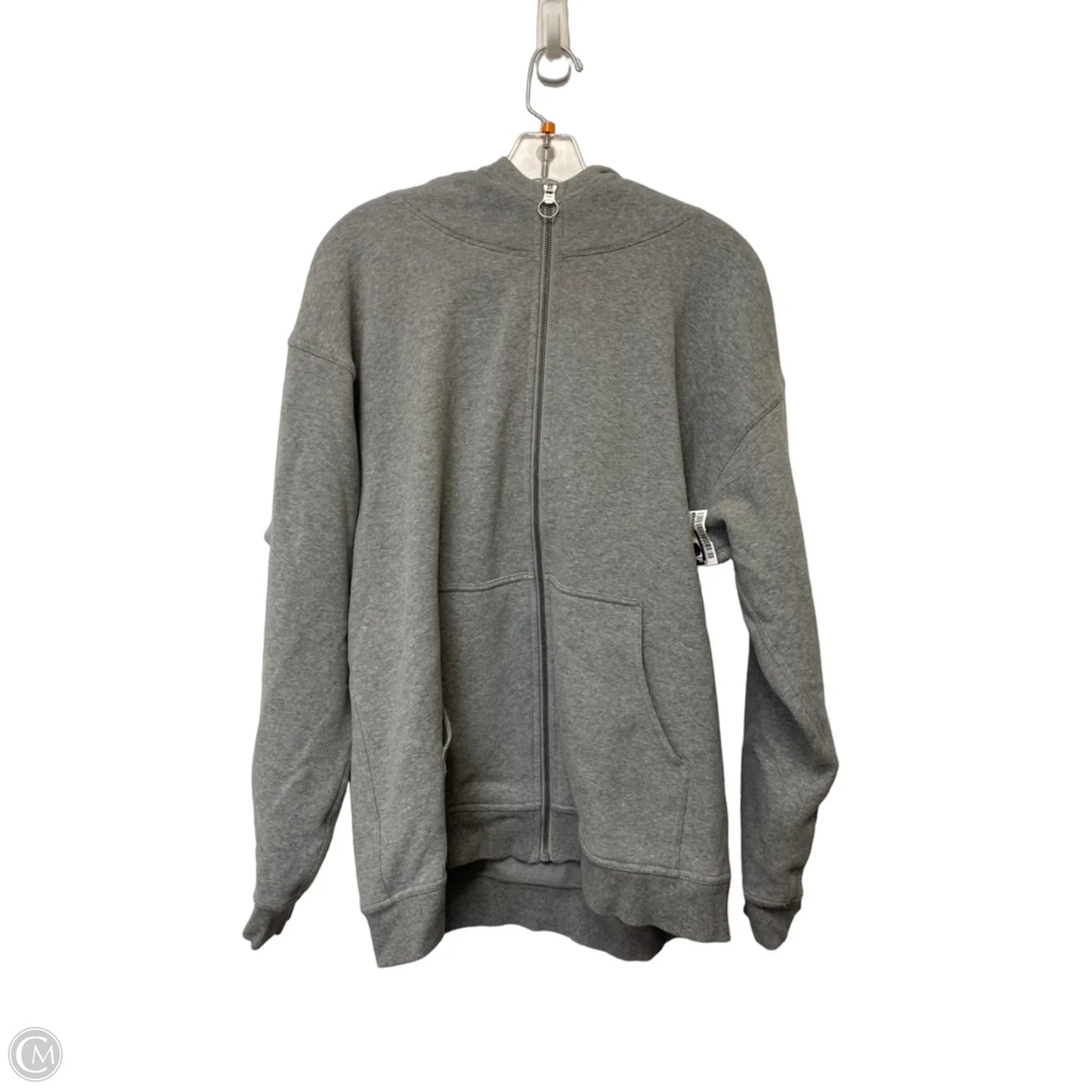 Athletic Jacket By Lululemon In Grey, Size: L
