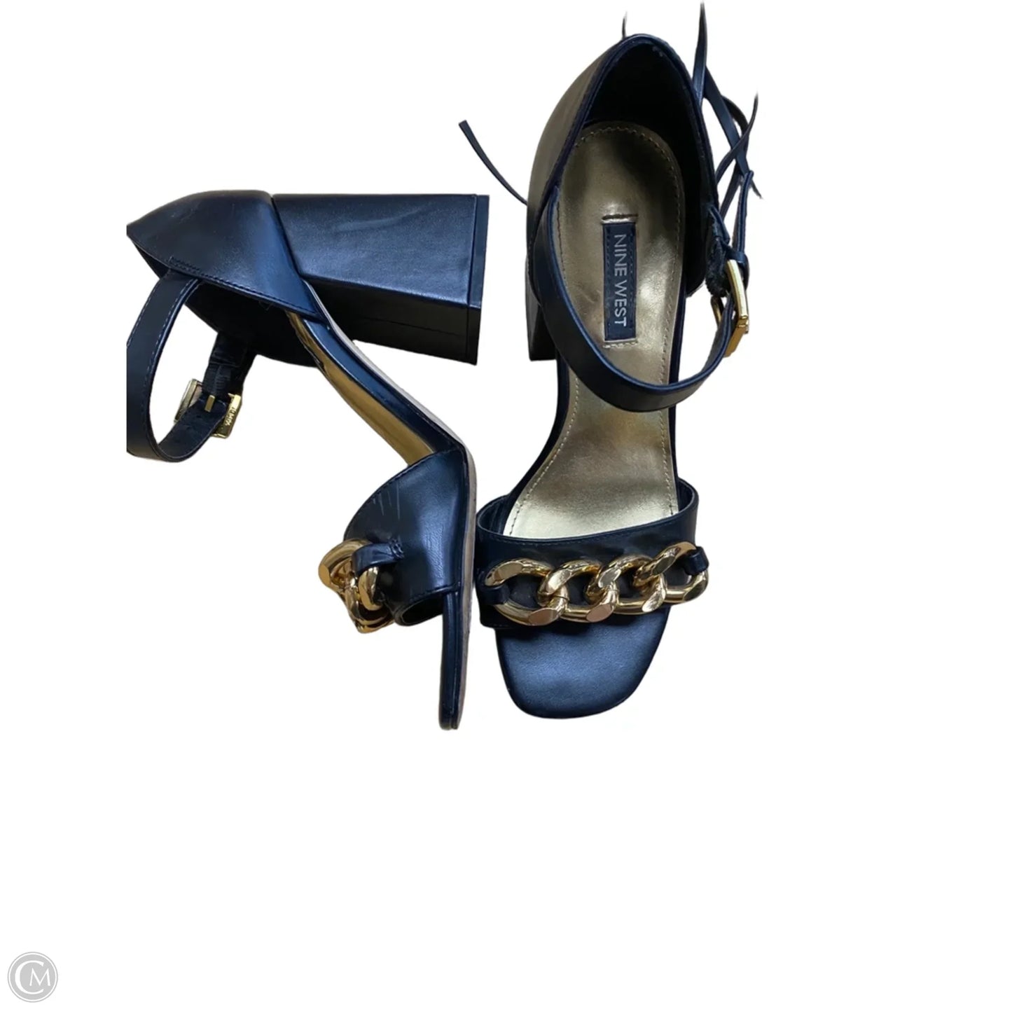 Shoes Heels Block By Nine West In Black, Size: 7