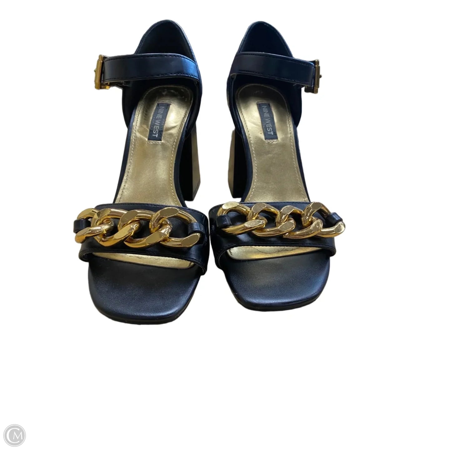 Shoes Heels Block By Nine West In Black, Size: 7