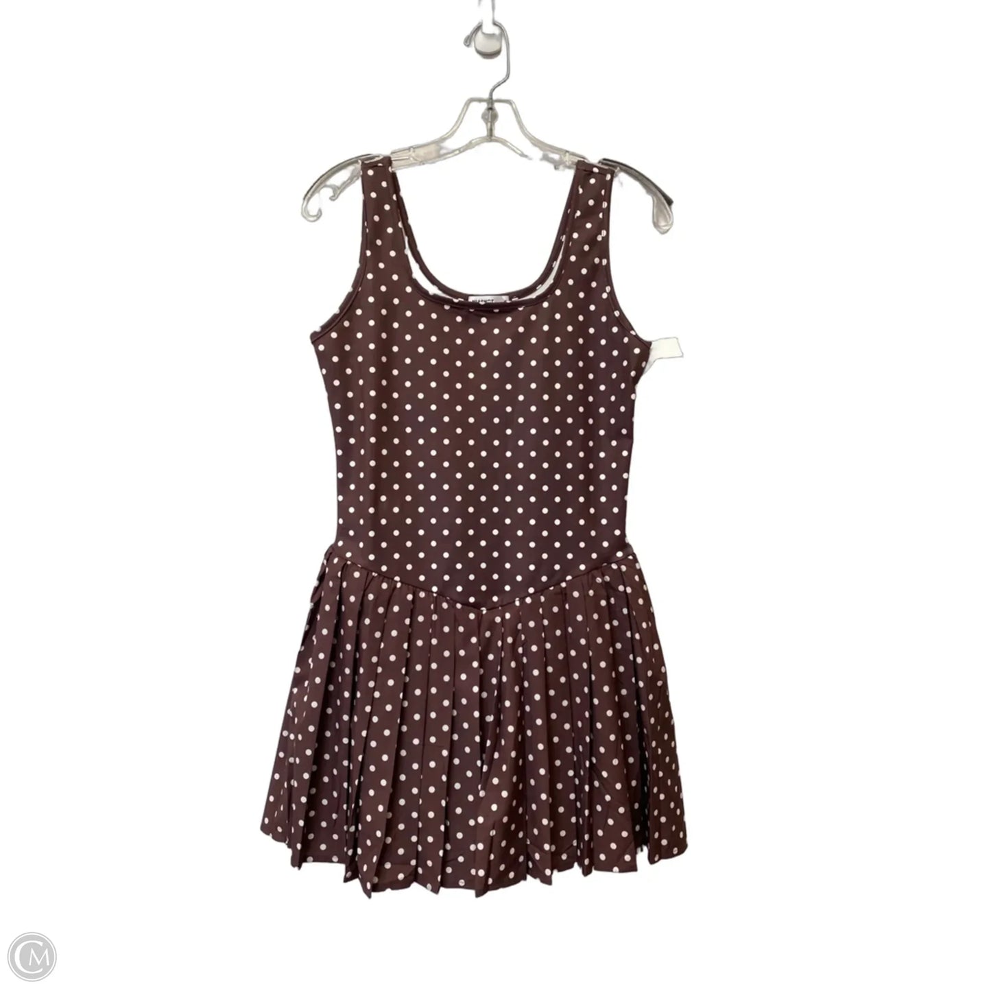 Dress Casual Midi By Cme In Polkadot Pattern, Size: M