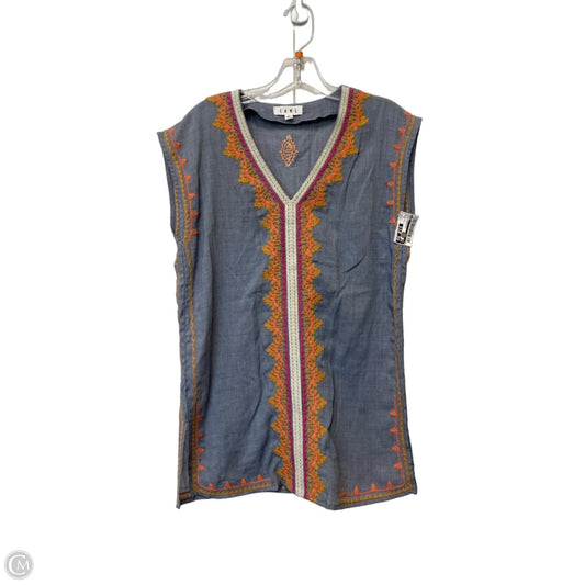 Top Sleeveless By Thml In Blue, Size: S