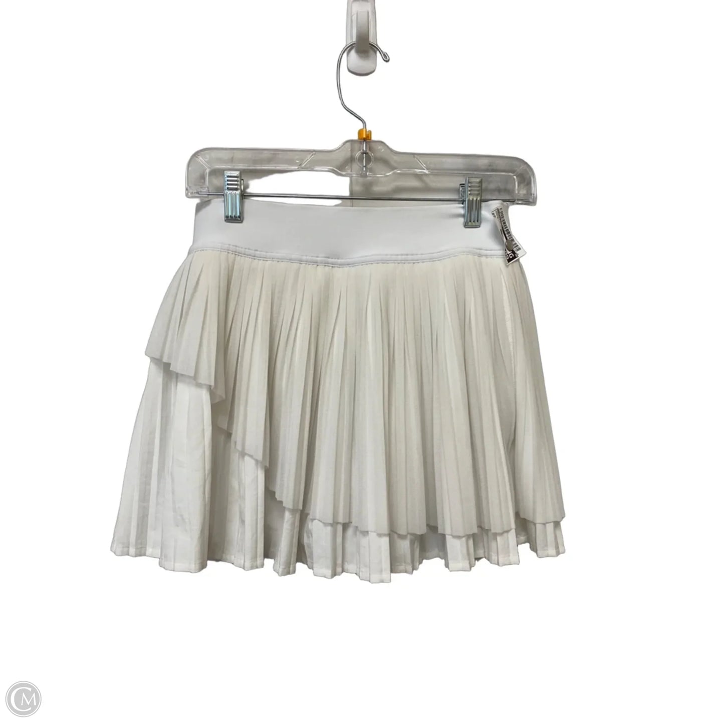 Athletic Skort By Lululemon In White, Size: 4