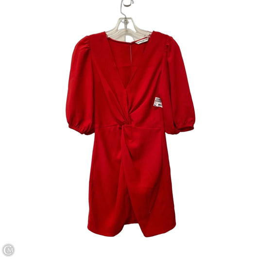 Dress Party Midi By Amanda Uprichard In Red, Size: Xs