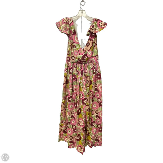 Dress Casual Maxi By Cmb In Floral Print, Size: M