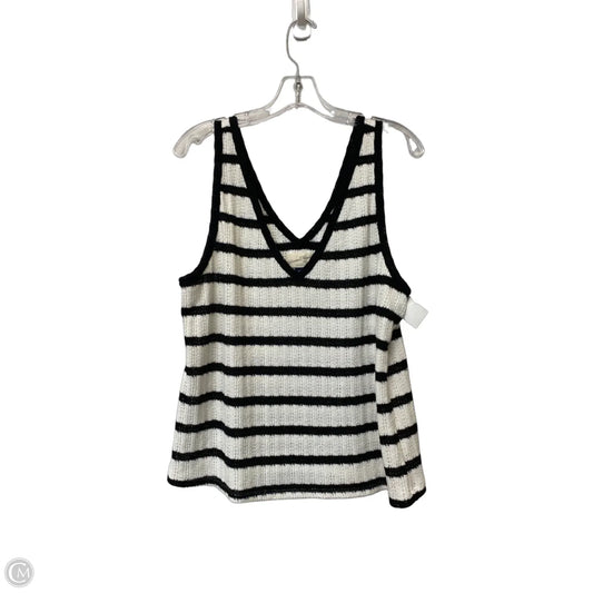 Top Sleeveless By Universal Thread In Striped Pattern, Size: Xxl