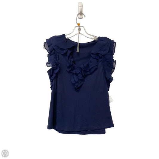 Top Sleeveless By Anthropologie In Blue, Size: S