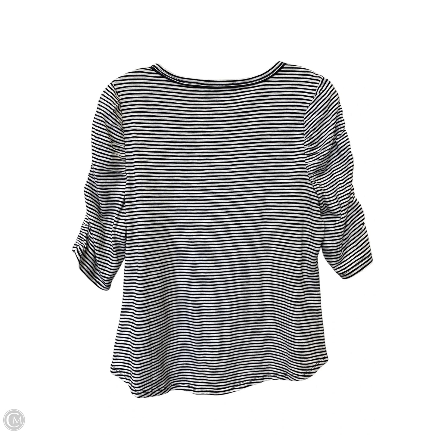 Top Long Sleeve By White House Black Market In Striped Pattern, Size: L