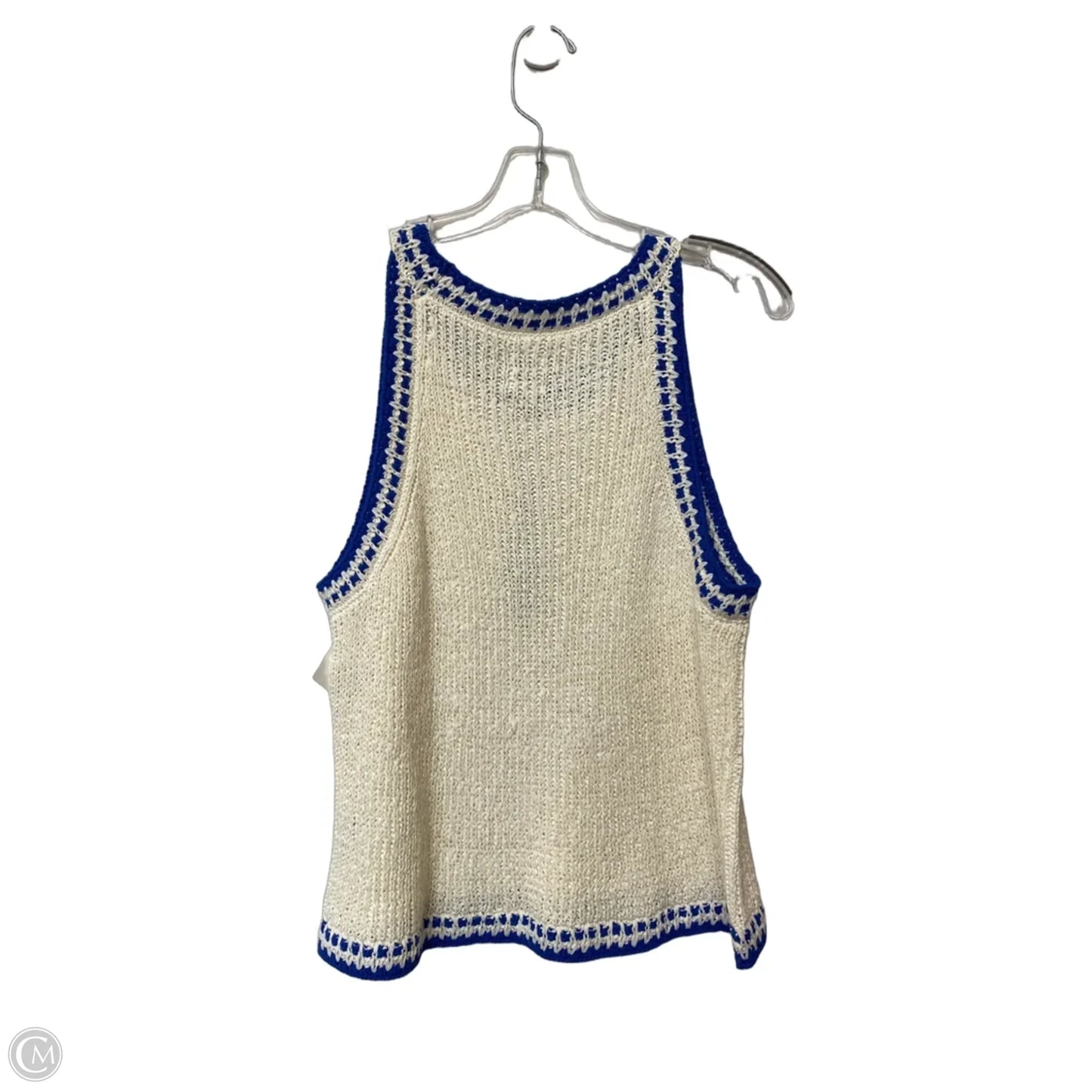 Top Sleeveless By Nic + Zoe In Cream, Size: Xl