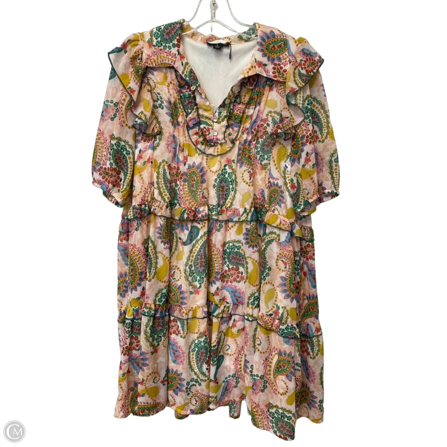 Dress Casual Midi By Gigio In Paisley Print, Size: S