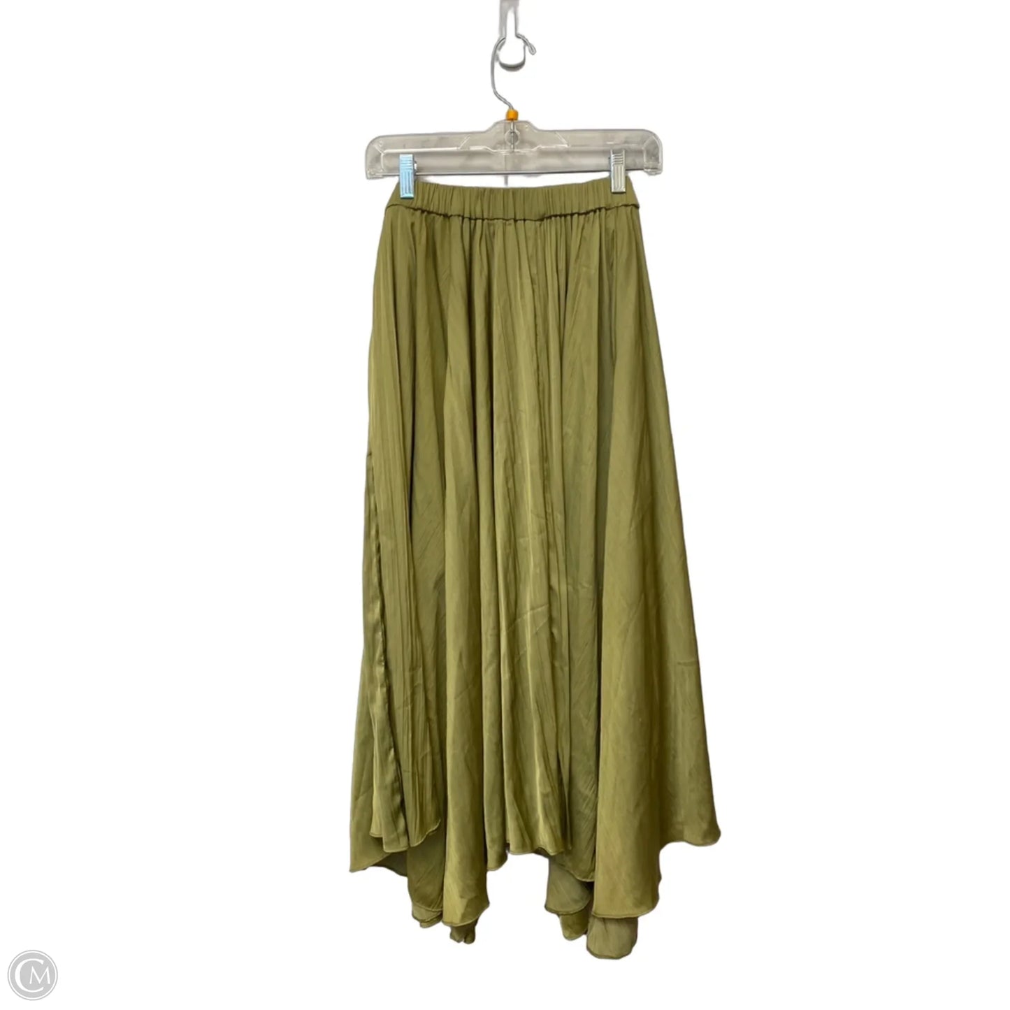 Skirt Maxi By Anthropologie In Green, Size: L