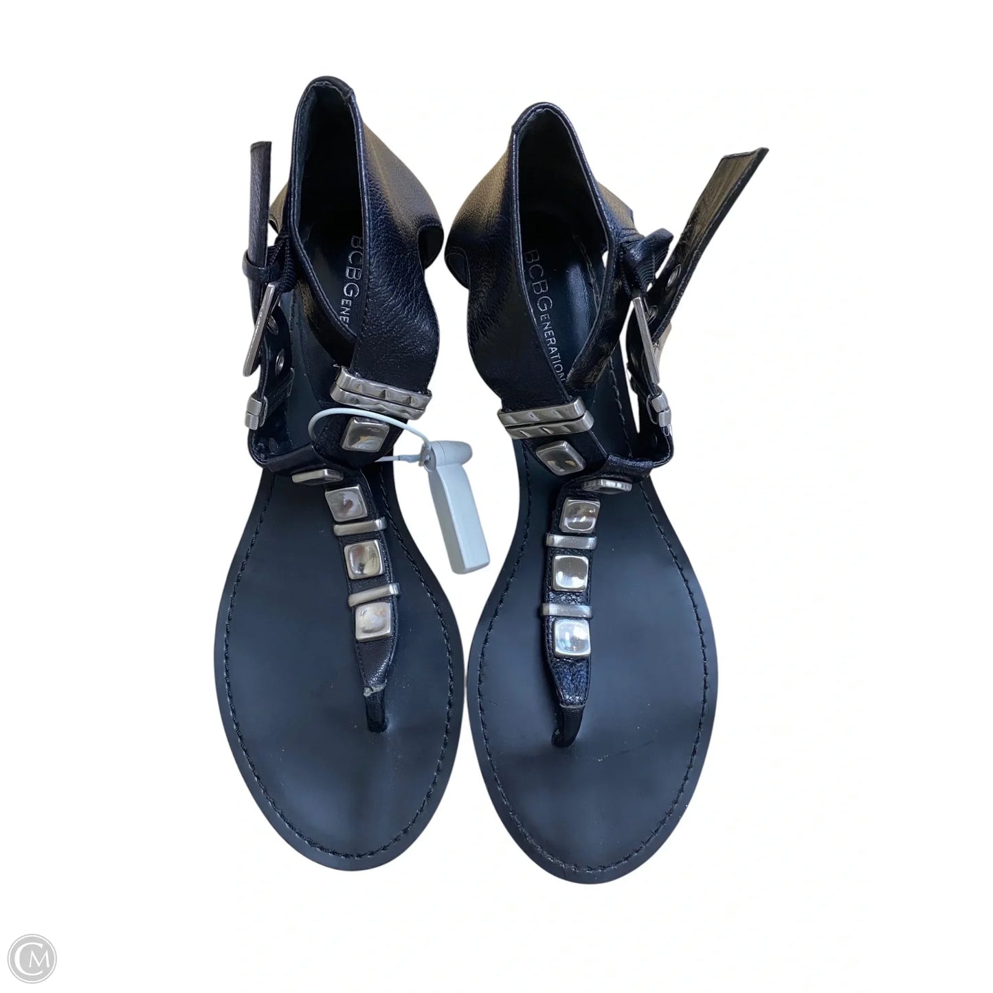 Sandals Heels Wedge By Bcbgeneration In Black, Size: 8