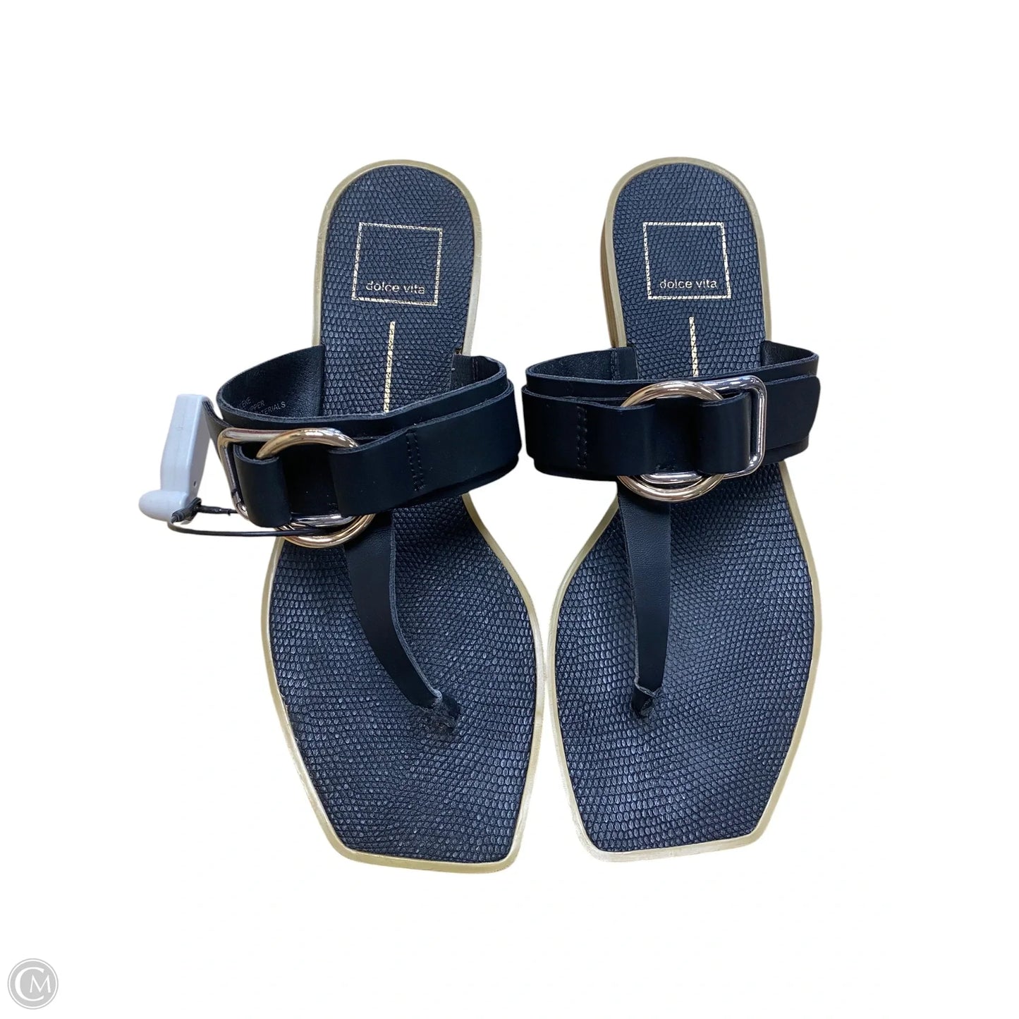 Sandals Flip Flops By Dolce Vita In Black, Size: 8