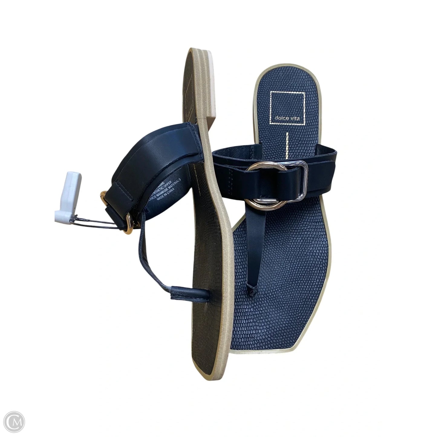 Sandals Flip Flops By Dolce Vita In Black, Size: 8