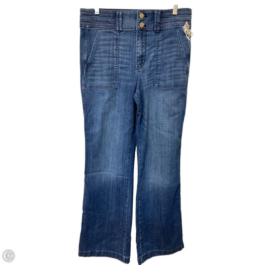 Jeans Wide Leg By White House Black Market In Blue Denim, Size: 10