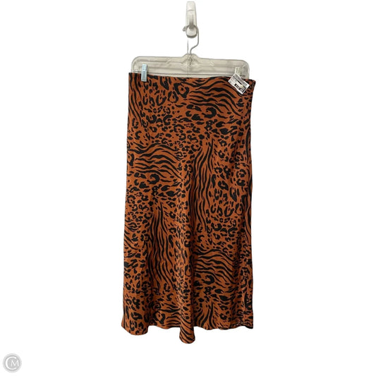Skirt Maxi By Forever 21 In Animal Print, Size: L