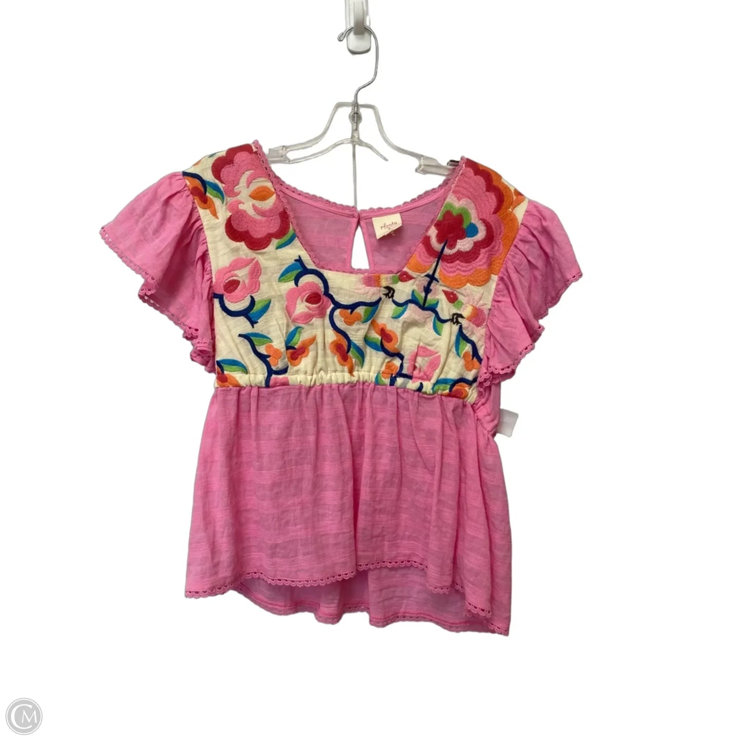 Top Short Sleeve By Tracy Reese In Pink, Size: L