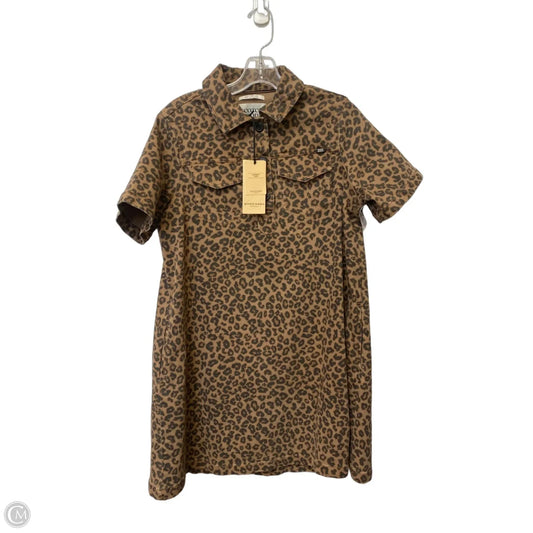Dress Casual Midi By Scotch & Soda In Animal Print, Size: S