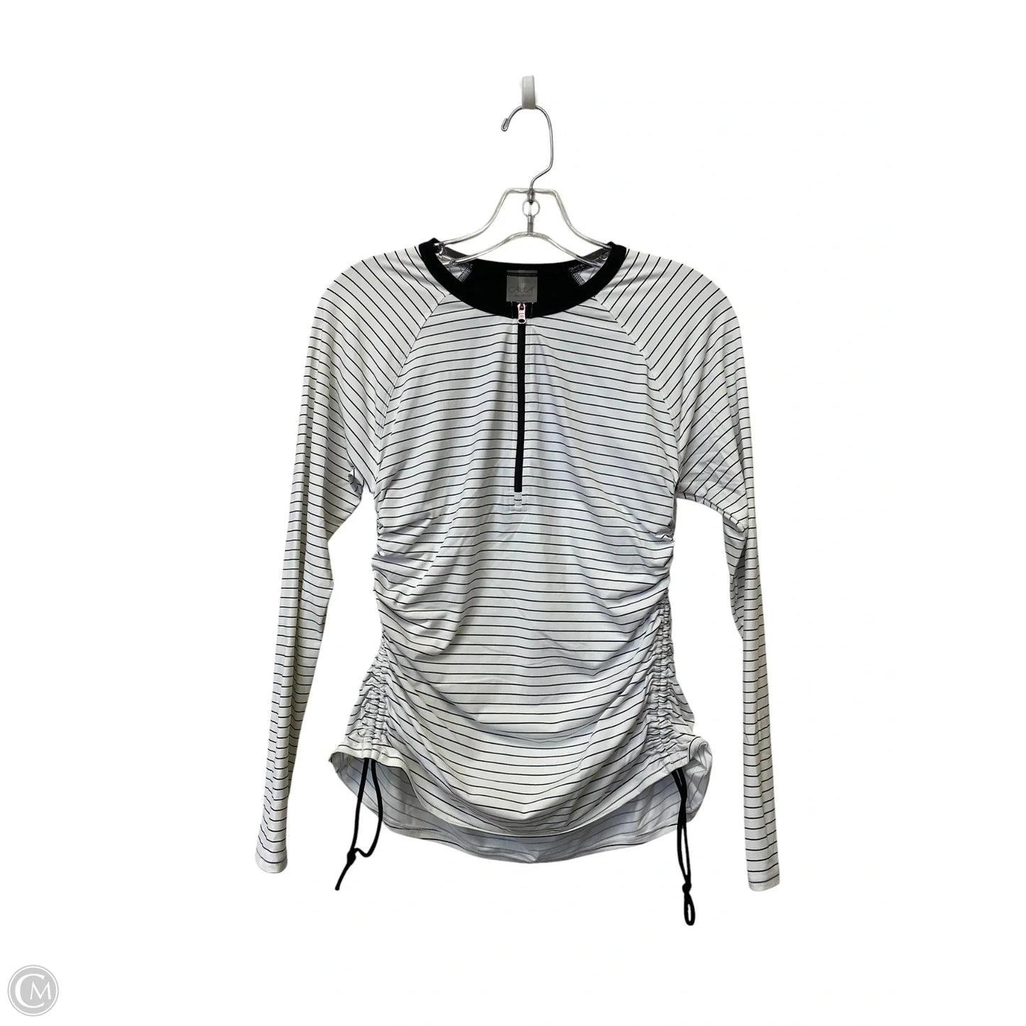 Athletic Top Long Sleeve Crewneck By Calia In Striped Pattern, Size: M