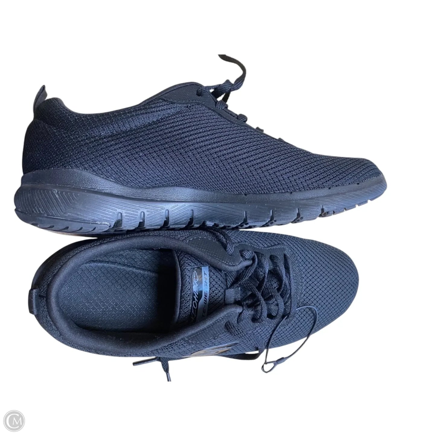 Shoes Athletic By Skechers In Black, Size: 9