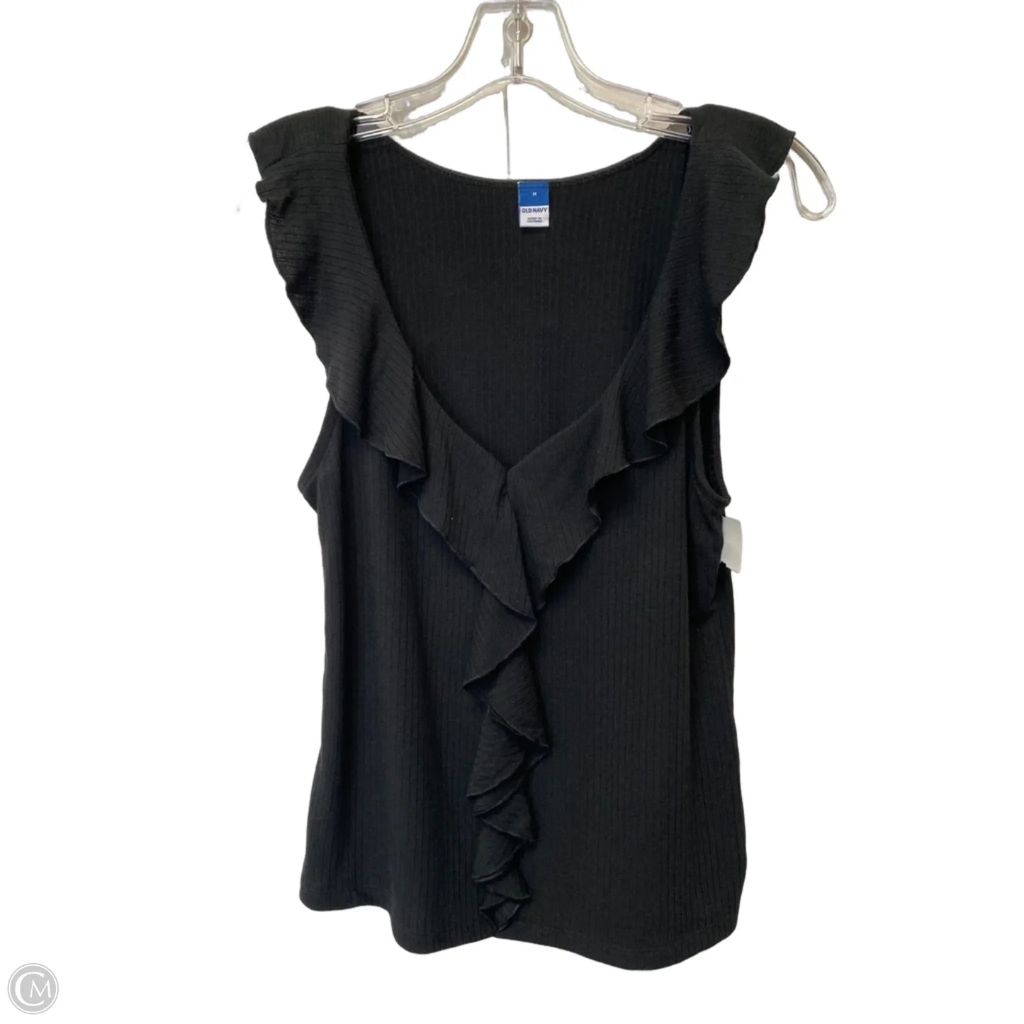 Top Sleeveless By Old Navy In Black, Size: M