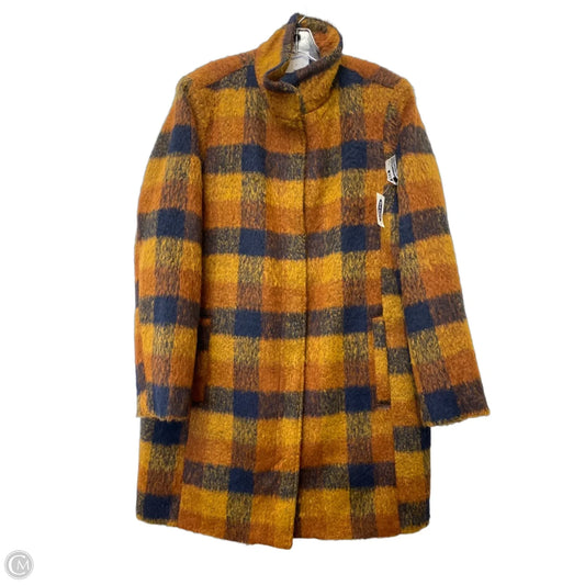 Coat Faux Fur & Sherpa By Old Navy In Plaid Pattern, Size: Xl