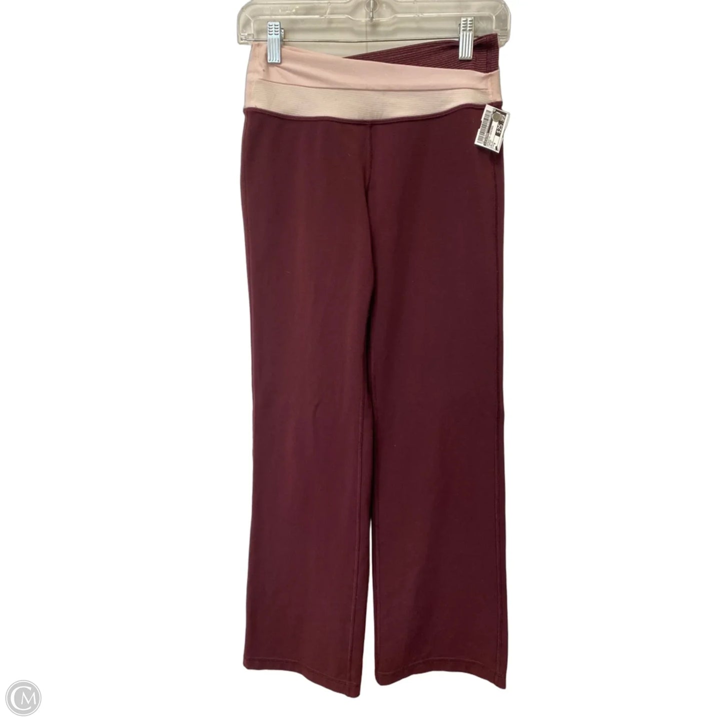 Athletic Leggings By Lululemon In Maroon, Size: 6