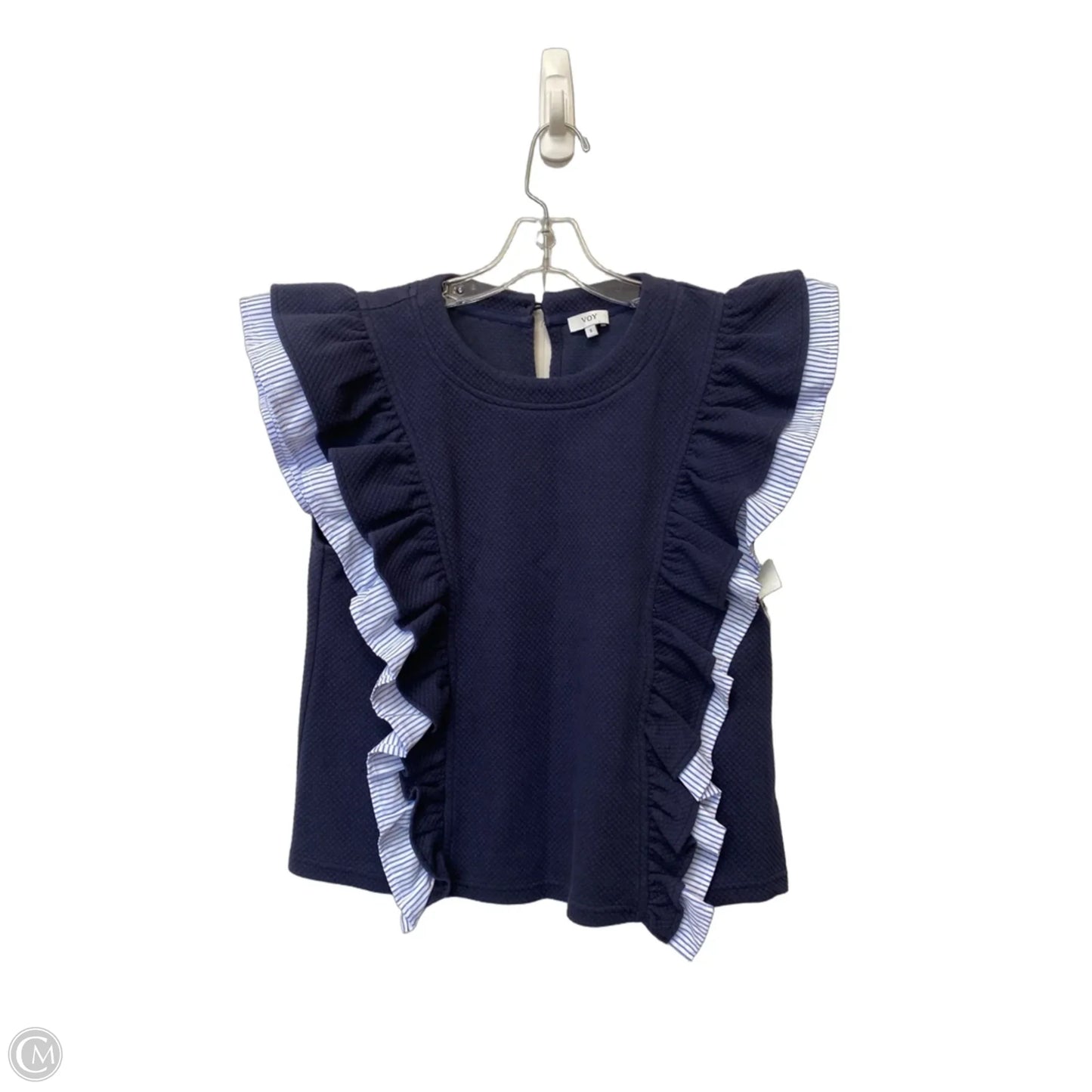 Top Sleeveless By Voy In Navy, Size: S