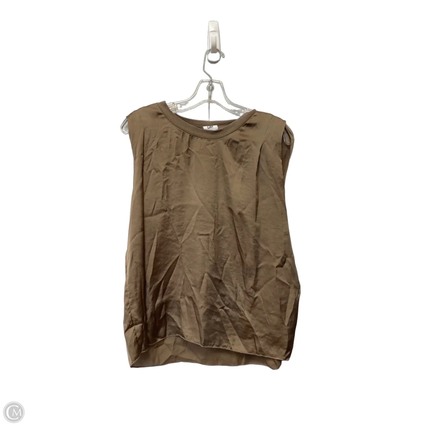 Top Sleeveless By Cabi In Tan, Size: S