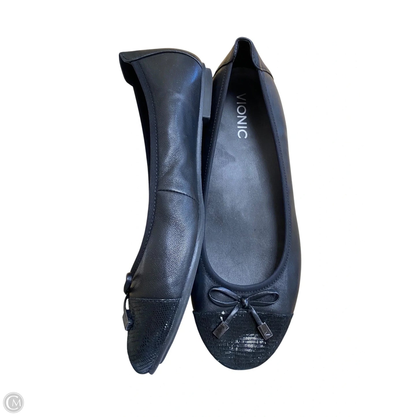 Shoes Flats By Vionic In Black, Size: 8.5