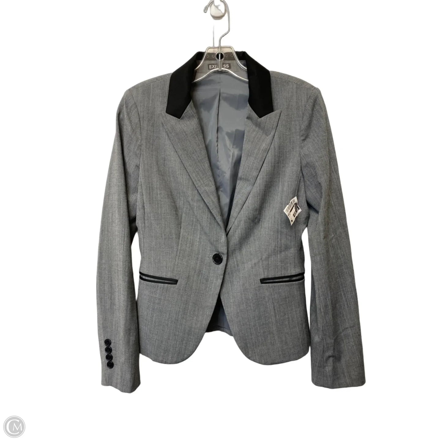Blazer By Express In Grey, Size: 4