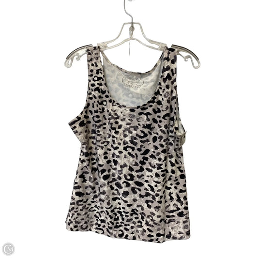 Tank Top By Tape Measure In Animal Print, Size: Xl