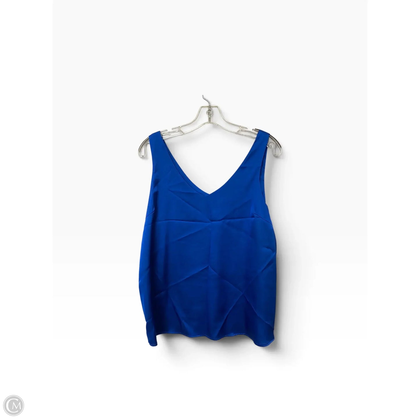Top Sleeveless By Ekouaer In Blue, Size: L