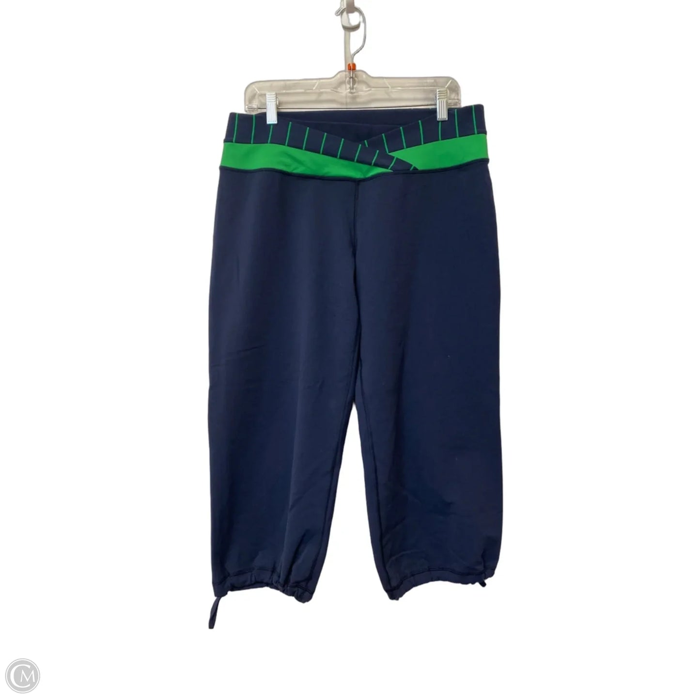 Athletic Capris By Lululemon In Blue, Size: Xl