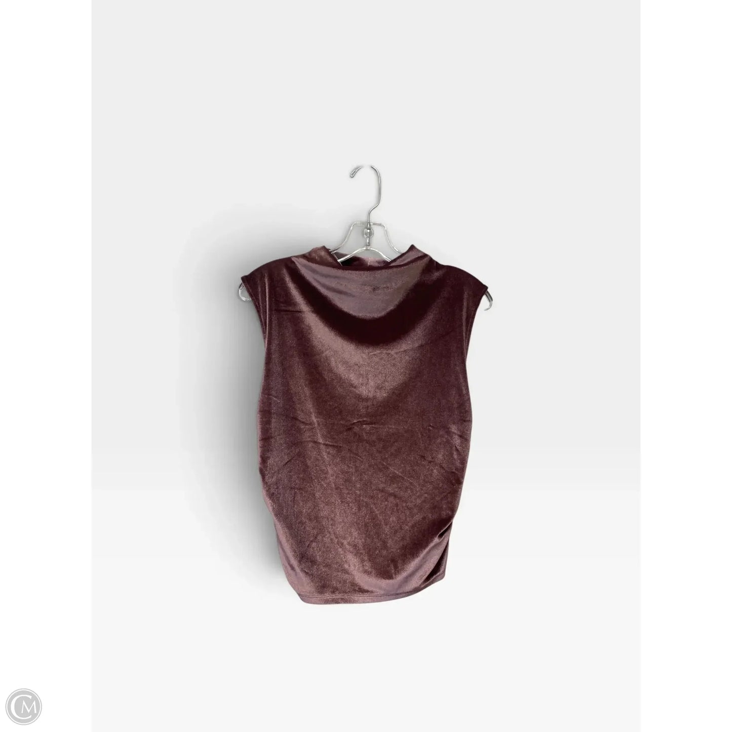 Top Sleeveless Basic By A New Day In Purple, Size: M