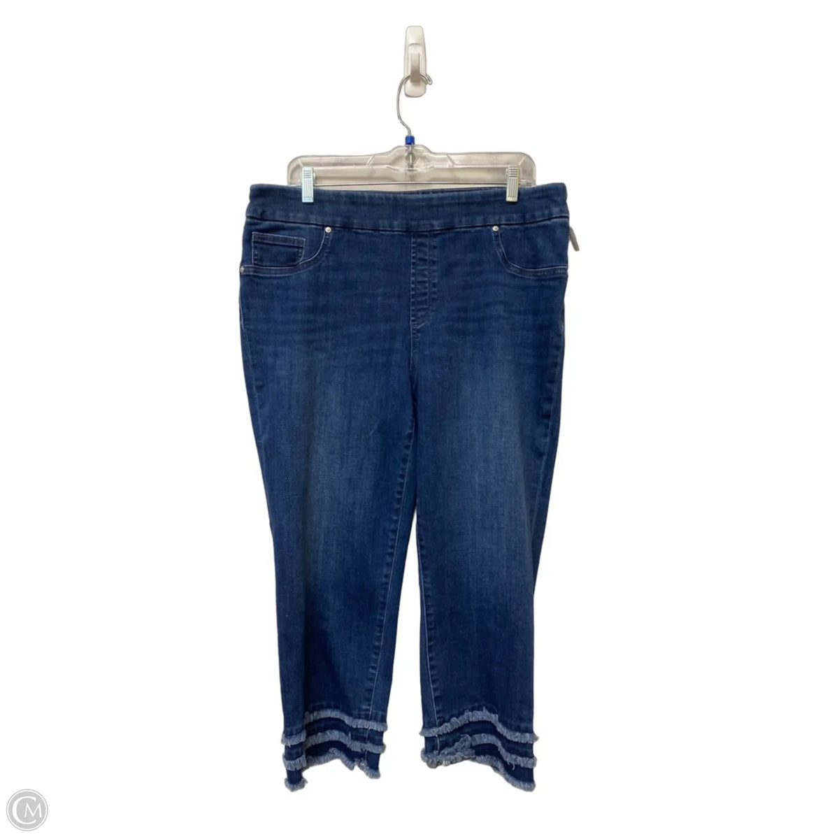 Capris By Chicos In Blue, Size: 12