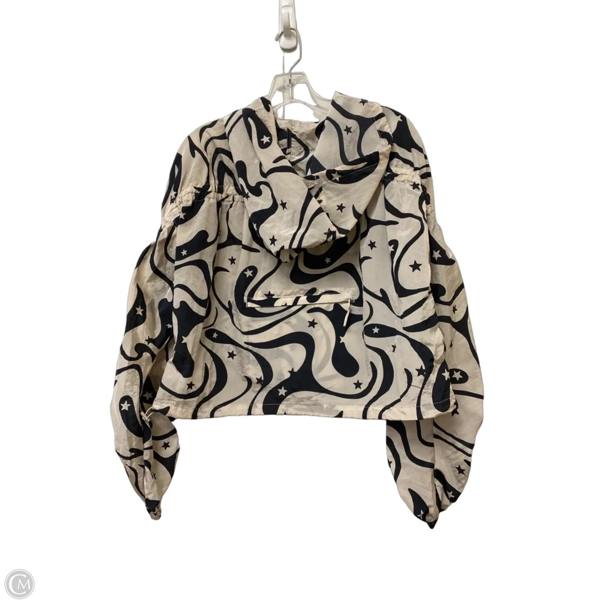 Jacket Windbreaker By Joy Lab In Tan, Size: M