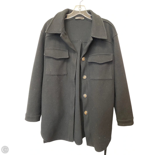 Coat Peacoat By Prettygarden In Black, Size: S