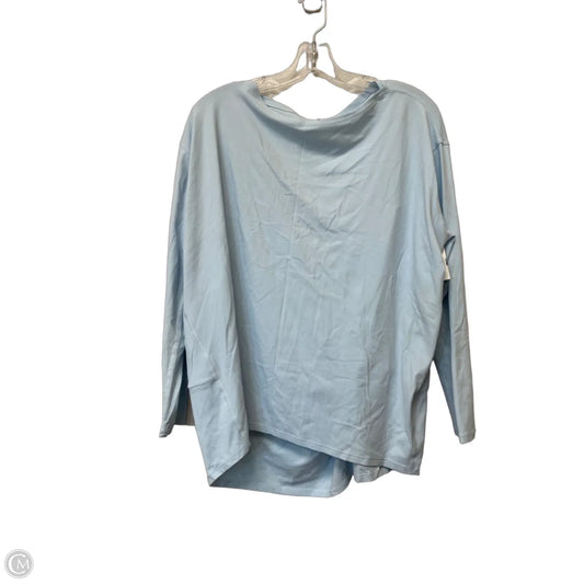 Athletic Top Long Sleeve Crewneck By Lululemon In Blue, Size: 10