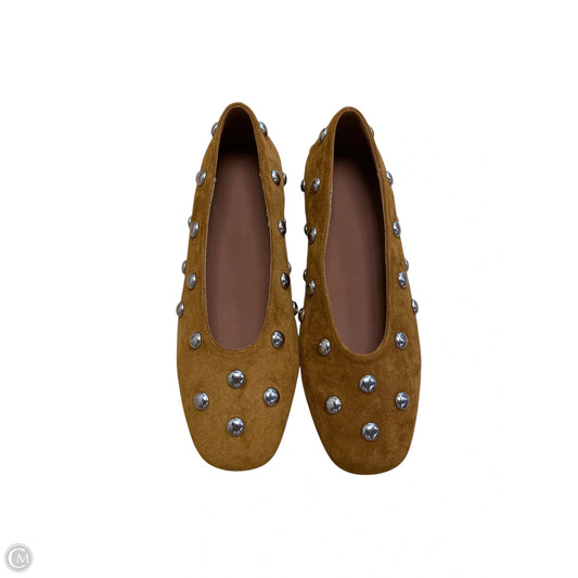 Shoes Flats By Clothes Mentor In Tan, Size: 7.5