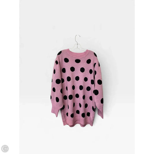 Sweater By Zigzag Stripe In Polkadot Pattern, Size: Xl